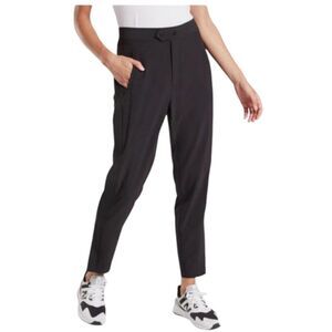 Athleta Black Uptown Ankle Pant Womens Size 2 Petite Casual Work Travel Pull On